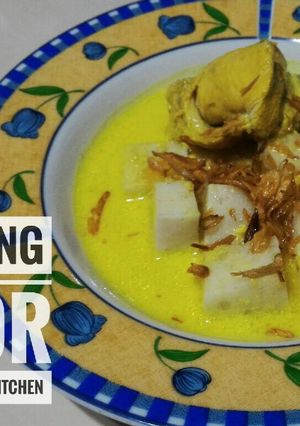 Foto resep Lontong opor (keto friendly)