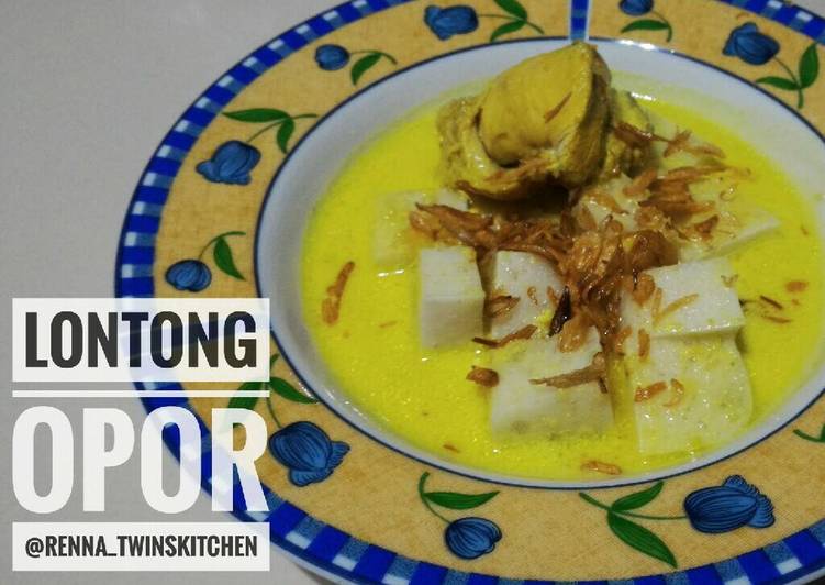 Lontong opor (keto friendly)