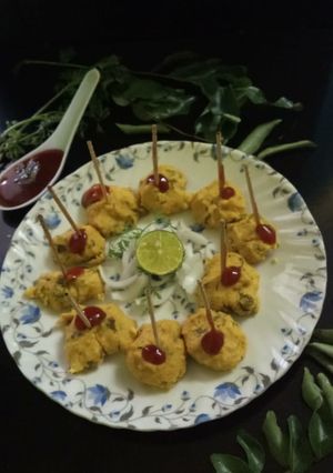 A picture of Steamed pakoda(Bhapodi).