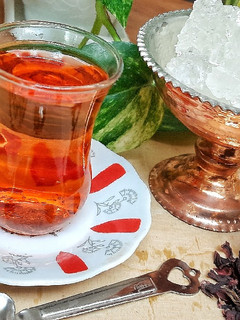 عکسی از دستور دمنوش چای ترش