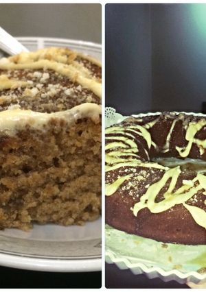 صورة لوصفة كيك التمر بالنكهات