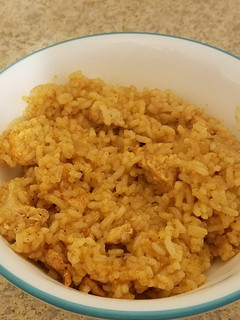 A picture of Grandma's Chicken and Rice.