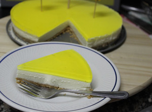 Foto principal de Cheesecake frío de limón (sin horno)!