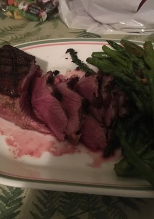 A picture of WendyG's Twist on Tiffany's Pan Seared Duck Breast.