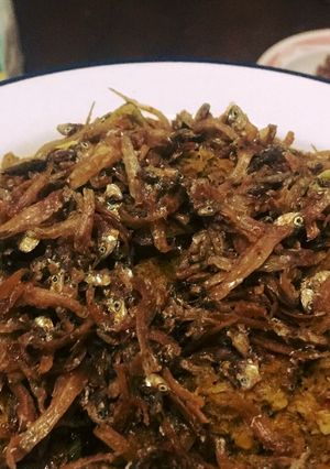 Foto resep Teri bumbu kelapa