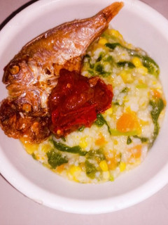 Foto resep 🍲 Bubur Manado Sehat: VCO & Zaitun 🥥🫒
