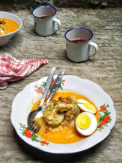 Foto resep Lontong sayur super simple (#pr_homemadestreetfood)