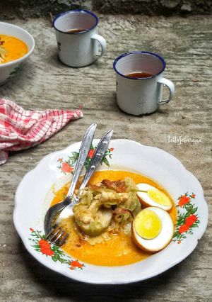 Foto resep Lontong sayur super simple (#pr_homemadestreetfood)