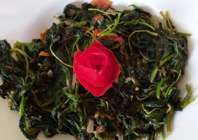 How to Prepare Thomas Keller Stir- fried Mchicha #AuthorMarathon