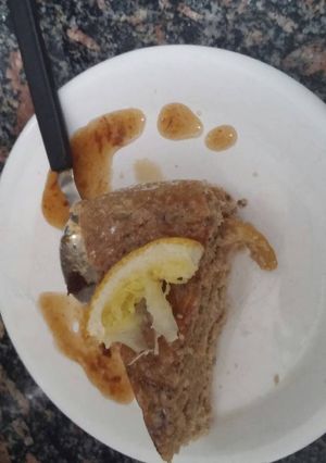 Una foto de Torta de arrope y naranjas