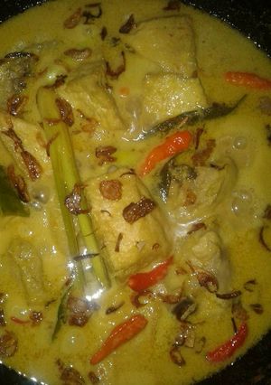 Foto resep Opor ayam tahu