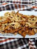 Fettuccine con finferli