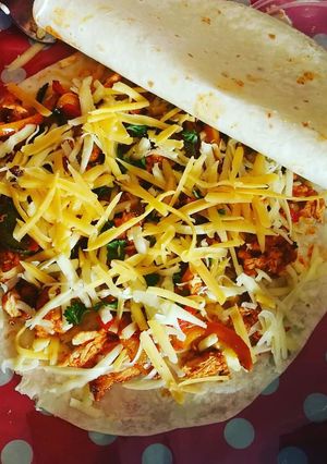 A picture of Chicken Quesidillas.