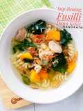Sup Bening Fusilli Daun Kelor