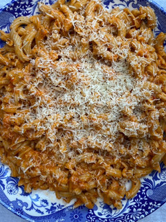 A picture of Roasted Red Pepper Pasta Sauce.