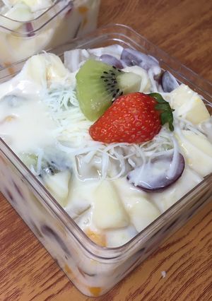 Foto resep SALAD BUAH YAKULT. YT SALAD BUAH MAMACL