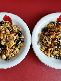Foto resep Fried Rice with Seaweed & Sardine