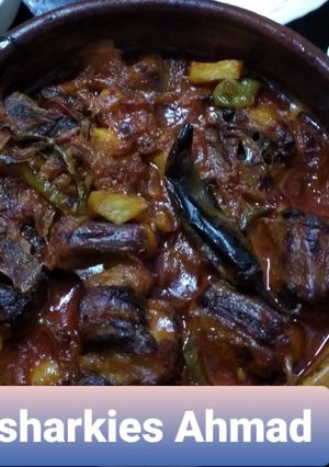 A picture of Oxtail and Potato Casserole (Tagine).