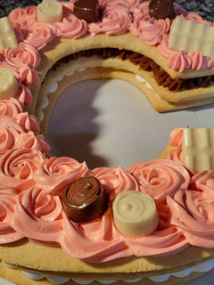 Una foto de Torta Letra, Letter Cake C sin gluten