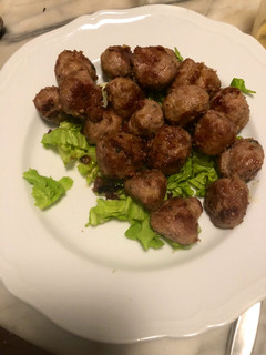 Foto di Polpette di carne speziate nella friggitrice ad aria