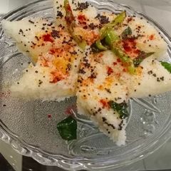 Khatta dhokla A picture of Khatta dhokla.