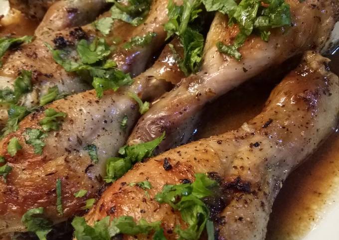 Baked Garlic lemon chicken