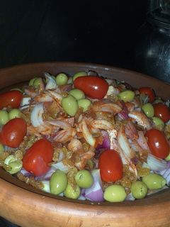 صورة لوصفة طجين بلحم من يدي