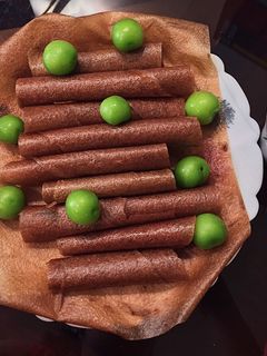عکسی از دستور لواشک گوجه سبز
