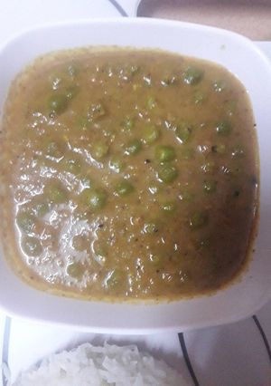 A picture of Mater ka jhol.