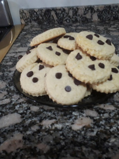 Una foto de Galletones de vainilla con chispas de chocolate