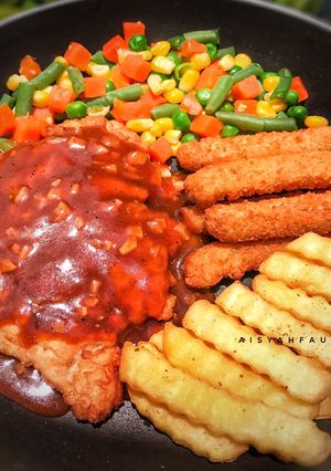 Foto resep Steak Ayam Saos Barbeque
