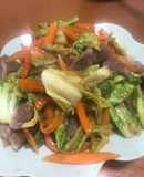 Bắp Cải xào Cà Rốt Thịt lợn