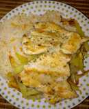 Pollo a la plancha con orégano