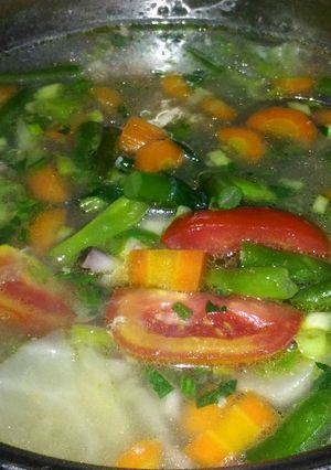 Foto resep Sayur sop ayam/sapi ala keluarga