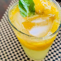 A picture of Mango Mint Lemonade.