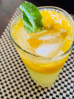 A picture of Mango Mint Lemonade.