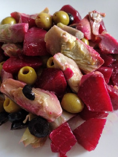 Una foto de Ensalada de alcachofas