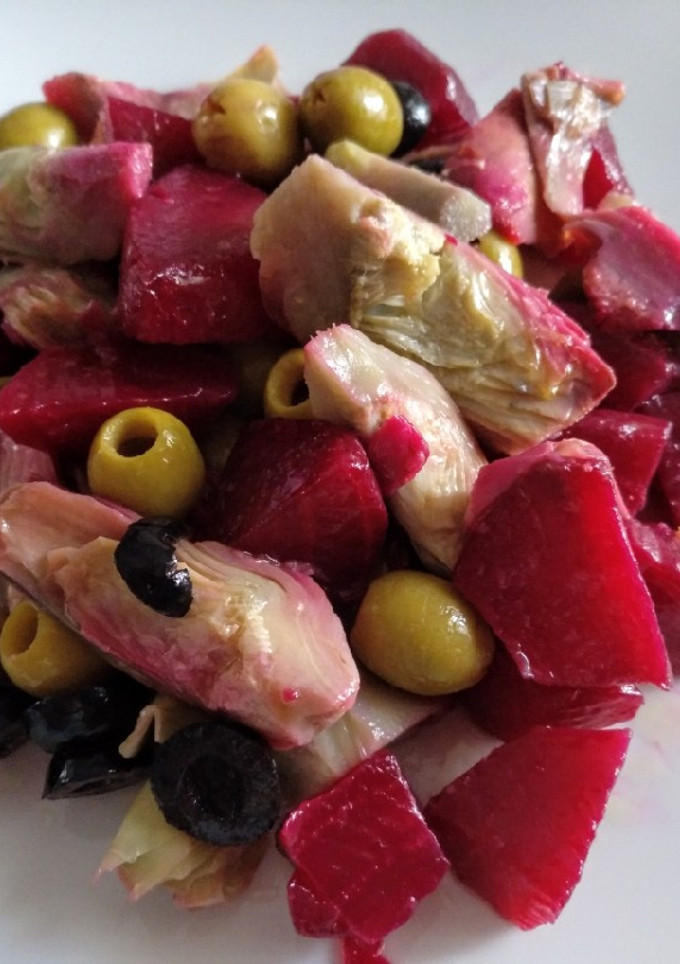 Una foto de Ensalada de alcachofas