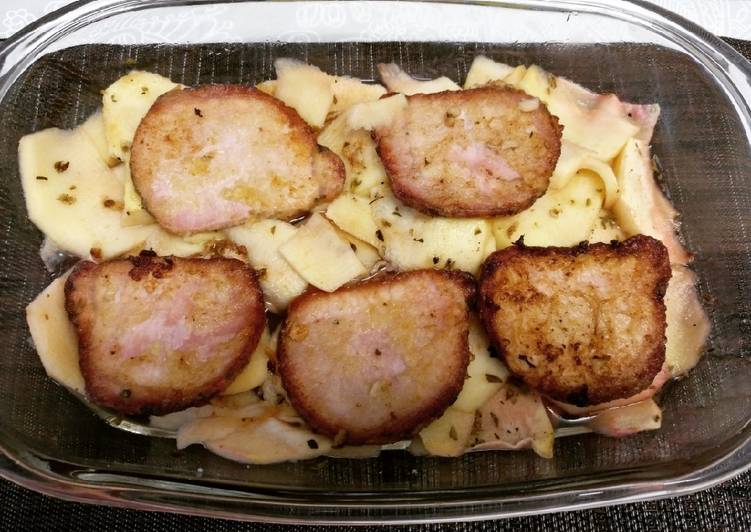 Filetitos de lomo de cerdo a la flamenca