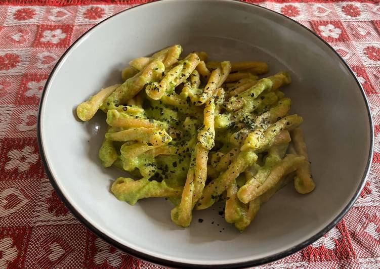 Trofie con zucchine e menta