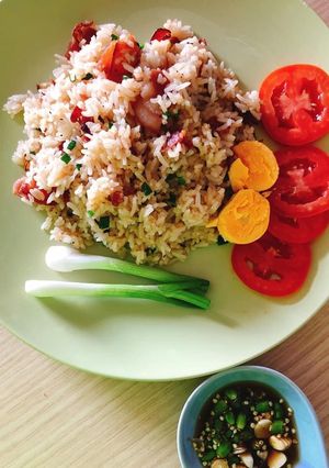 รูปของ ข้าวผัดเบคอนทอด