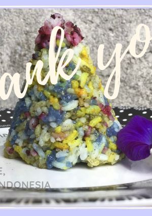 Foto resep Beras Biru Bunga Telang