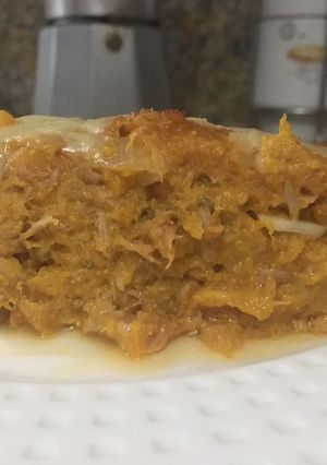 Una foto de Pastel de atún y calabaza