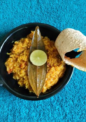 A picture of Masala khichdi magic.