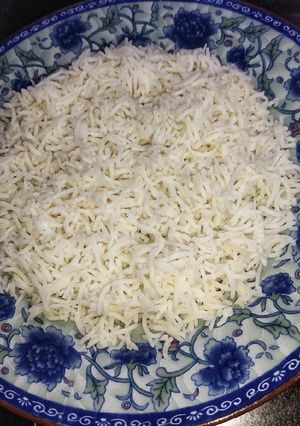A picture of Plain Boiled Rice 🍚.