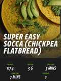 Chickpea flat bread