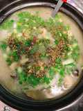 Oyster and Shiitake Mushroom Rice Porridge