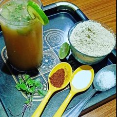 A picture of Chana sattu.