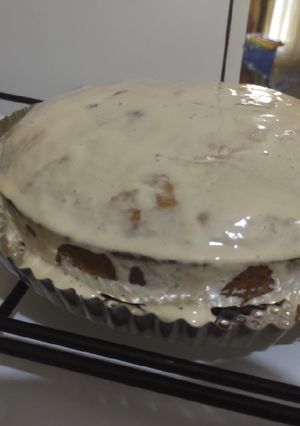Una foto de Torta azul de bananas 💙