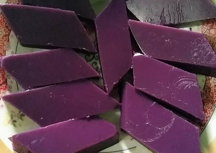 Resep Puding ubi ungu yang Bisa Manjain Lidah